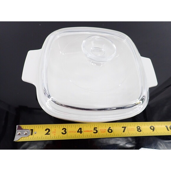 Corning Ware Casserole Dish 1 Quart Spice Of Life L’Echalote A-1-B w/ Pyrex Lid - Picture 11 of 12